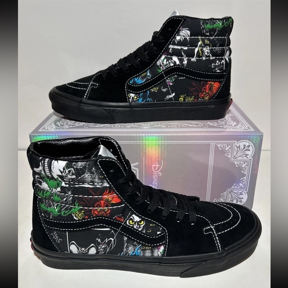Vans Disney Sk8-Hi Villains Sneakers, Limited Edition- NWOB - Picture 1 of 10